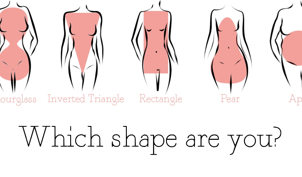 What is the difference between a spoon body shape and an hourglass